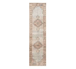 Open Box: Finn Hand-Knotted Wool Rug, 2.5' x 9' - Blue Multi