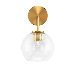 Open Box: Echo Glass Globe Sconce - Brass