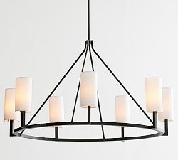 Open Box: Ian Metal Round Chandelier (43") - Bronze