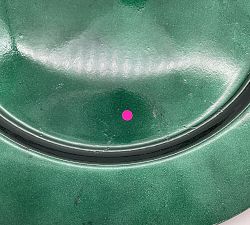 Open Box: Caterers Box Charger Plates, Set of 12 - Green