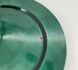 Open Box: Caterers Box Charger Plates, Set of 12 - Green