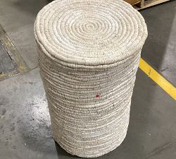 Open Box: Coil Single Hamper - Whitewash