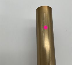 Open Box: Everson Double Curtain Rod, 48" - 88" - Brass