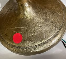 Open Box: Lockhart Forged Iron Chandelier (36") - Tumbled Brass