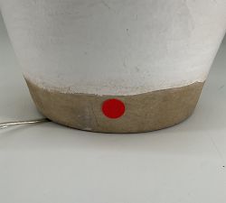 Open Box: Miller Table Lamp Base, Small (25.5") - Ivory