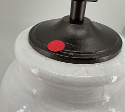 Open Box: Miller Table Lamp Base, Small (25.5") - Ivory