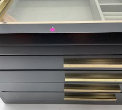 Open Box: Stella Jewelry Box, Large - Black