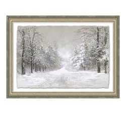 Nostalgic Frosting Framed Print