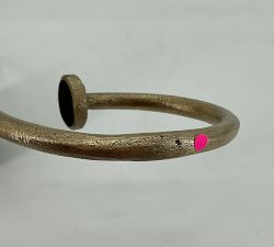 Open Box: Arlo Brass Hurricane Candle Holder