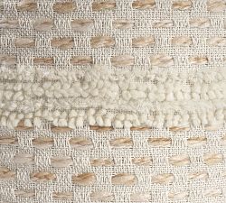 Open Box: Dash Pouf - Smoke Gray/Ivory