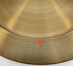 Open Box: Everson Charger Plates, Set of 4 - Gold