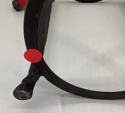 Open Box: Farrish Equine Hurricane Candle Holder - Black/ Bronze