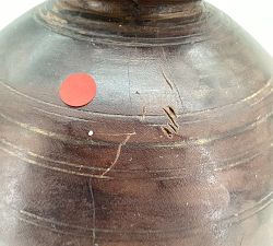 Open Box: Found Reclaimed Wood Vase - Natural