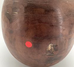 Open Box: Found Reclaimed Wood Vase - Natural