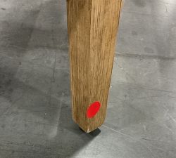 Open Box: Layton Leather Swivel Counter Stool (25.5") - Statesville Pebble, Seadrift