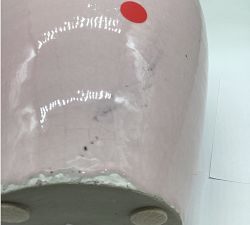 Open Box: LoveShackFancy Bow Vase, Tall (13.25"H) - Pastel Pink