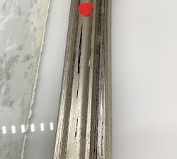 Open Box: Nostalgic Frosting Framed Print (22" x 16") - Silver Leaf Etched