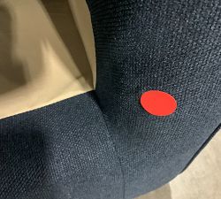 Open Box: Remmy Swivel Chair (39") - Performance Heathered Basketweave Navy