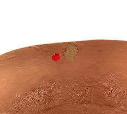 Open Box: Sienna Fiber Stone Outdoor Planter, Large (17.5"D x 25"H) - Terracotta