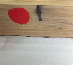 Open Box: Wood Framed Wall Mirror, Beveled Profile (25.5"W x 25.5"H) - Natural Woodgrain