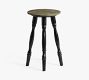 Chris Loves Julia Green Marble Top Accent Table (14")