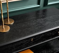 Chris Loves Julia Modern Traditional Grand Console Table (80")