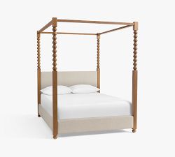 Chris Loves Julia Stacked Ball Canopy Bed