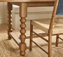 Chris Loves Julia Stacked Ball Extendable Dining Table (83"-103")