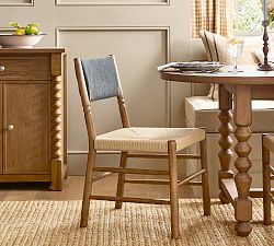 Chris Loves Julia Stacked Ball Woven Dining Chair