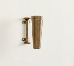 Chris Loves Julia Wall-Mounted Brass Vase