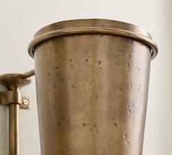Chris Loves Julia Wall-Mounted Brass Vase