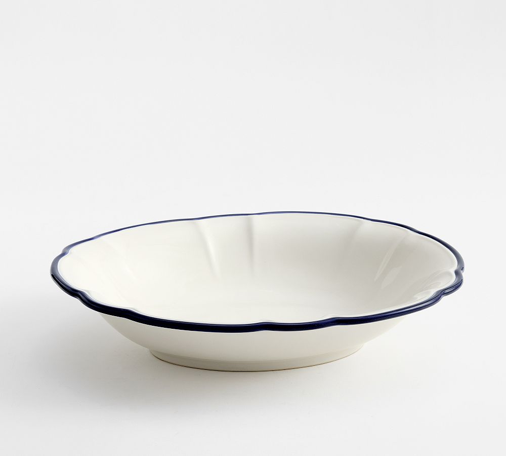 Heirloom Stoneware Serving Bowl - Navy