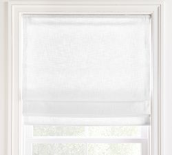 Custom Seaton Textured Cotton Cordless Roman Light Filtering Shade