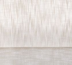 Custom Seaton Textured Cotton Cordless Roman Light Filtering Shade