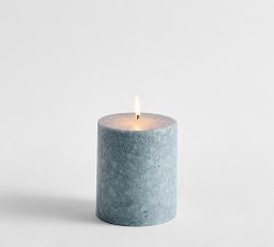 Marble Stone Pillar Candle