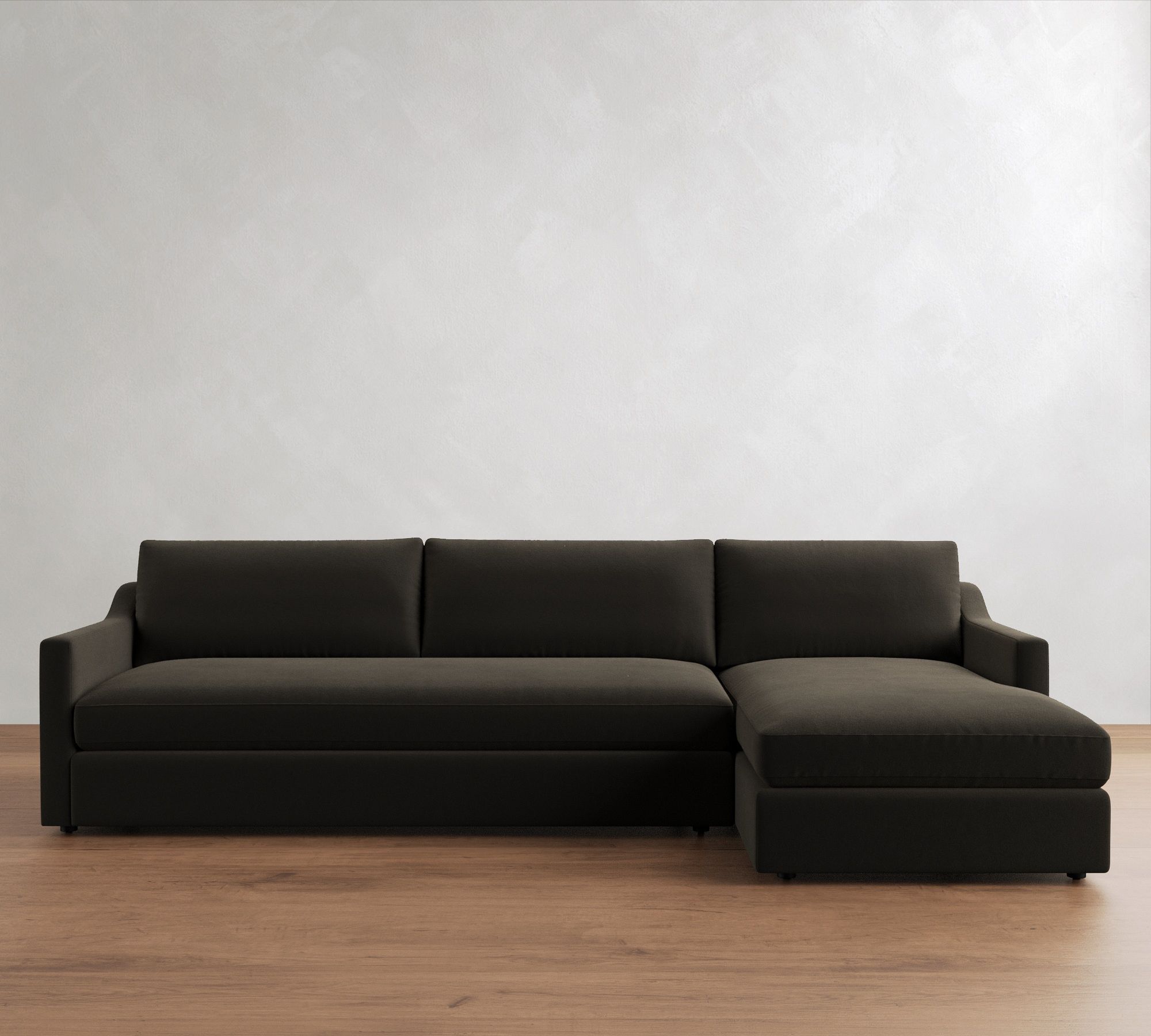 Beaumont Chaise Sectional (122"&ndash;140")