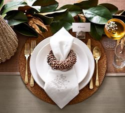 Beaded Handcrafted Round Placemats