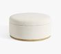 Lawton Round Upholstered Ottoman