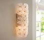 Nicolette Glass Floral Sconce (15")