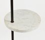 Sinclair Metal Arc Floor Lamp with Marble Tray (66")