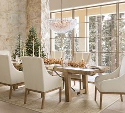 Florence Crystal Round Chandelier (29"-38")