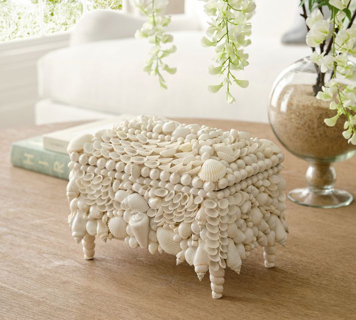 Decorative Shell Box | Pottery Barn