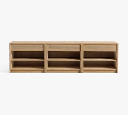 Marina Cane Storage Shelf Console (72"-144")