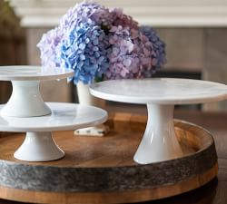 BIA White Porcelain Round Cake Stand