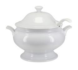 BIA White Porcelain Soup Tureen