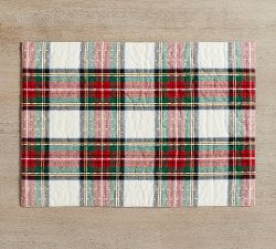 Open Box: Stewart Plaid Quilted Cotton Placemats