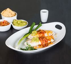 BIA White Porcelain Oval Platter