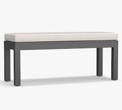 Indio Metal Outdoor Dining Bench (49")