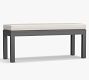 Indio Metal Outdoor Dining Bench (49")