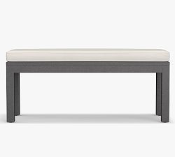 Indio Metal Outdoor Dining Bench (49")